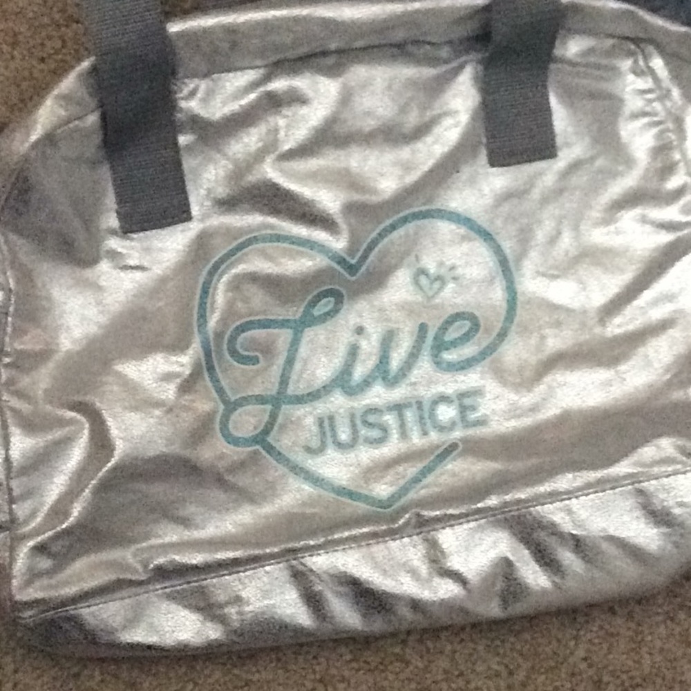 Justice duffel bag